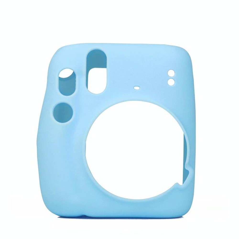 Camera Jelly Color Silicone Protective Cover For Fujifilm Instax mini 11(Blue)