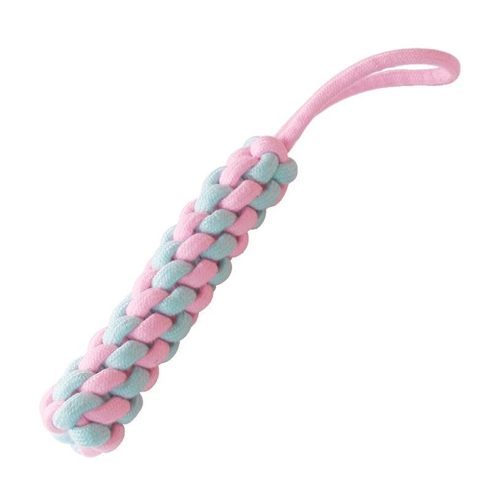 Corn Handle Stick Dog Molar Teeth Cleaning Toy Candy Color Woven Cotton Rope