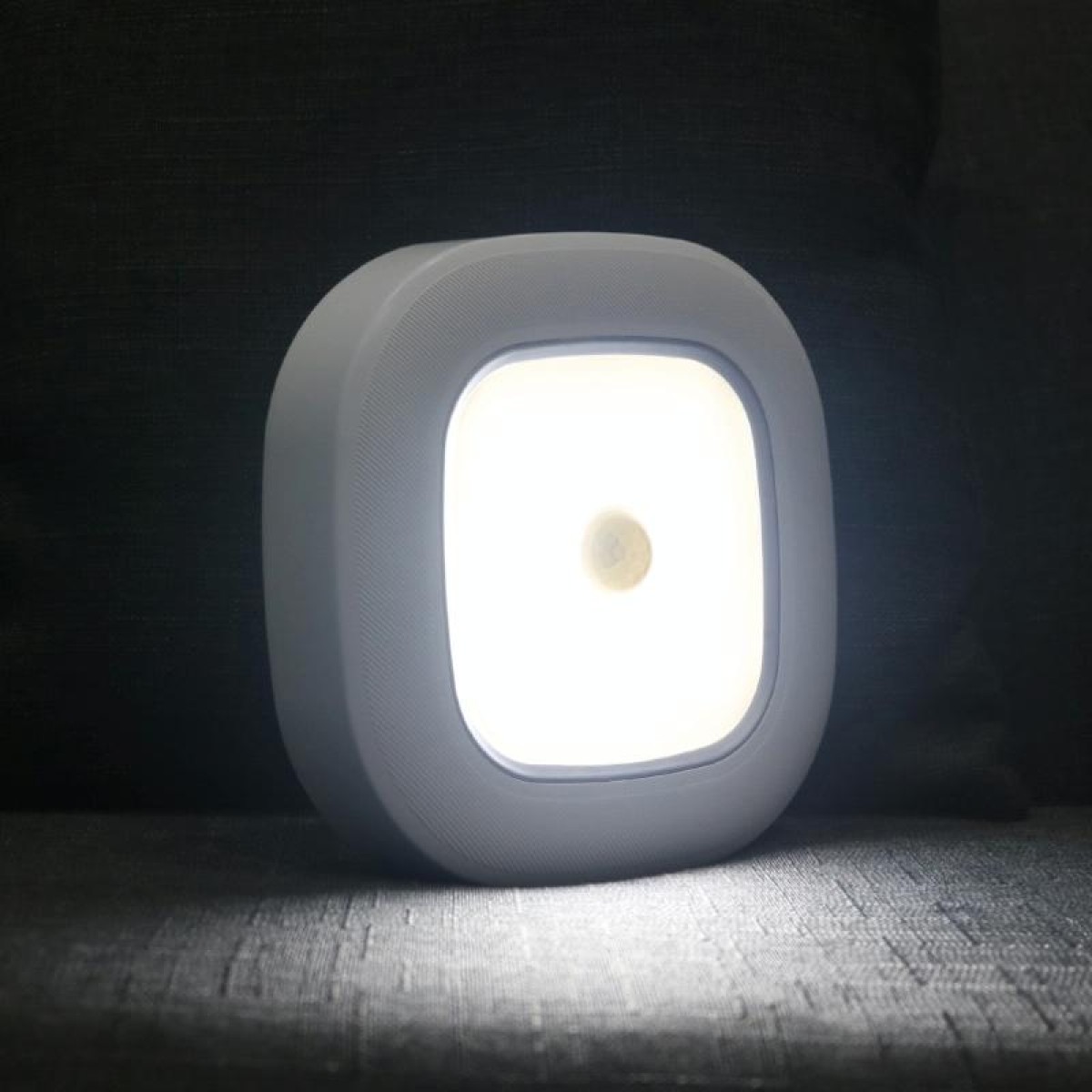 1145 Human Body Induction Ceiling Light Wireless Installation Battery Ceiling Lamp(White Shell Warm Light)