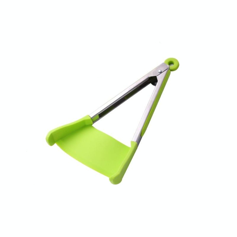 Kitchen Food Tongs Silicone Shovel One-Piece Barbecue Steak Tongs Bread Pizza Extractor, Size: Small