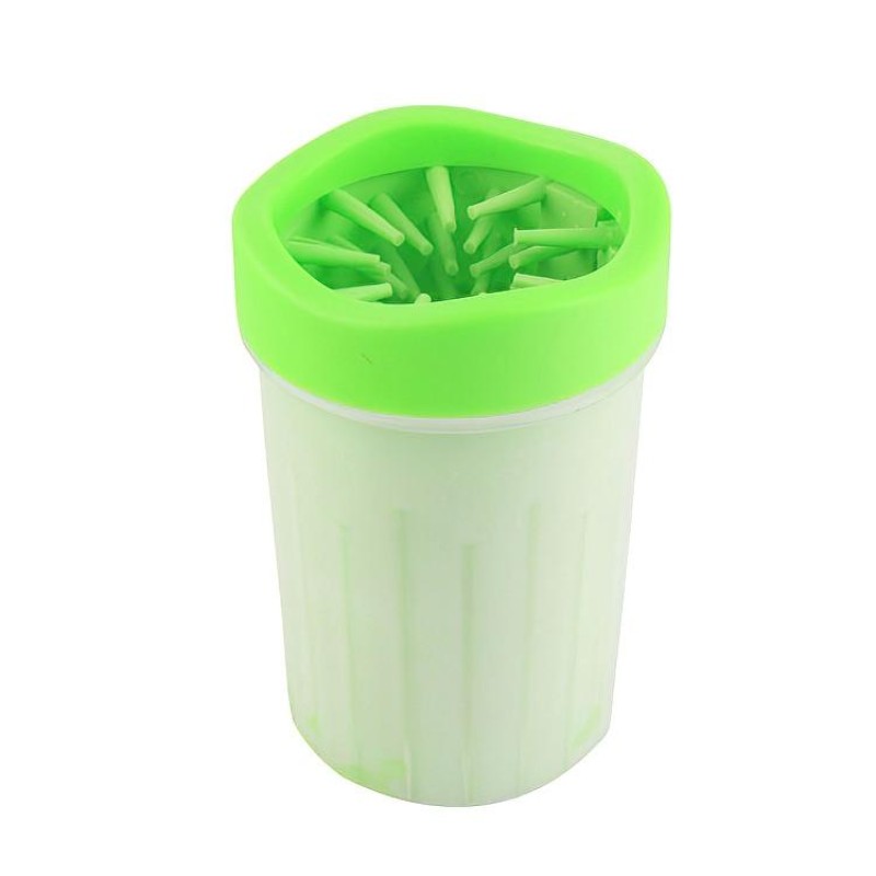 BG-W076 Cat And Dog Foot Washing Cup Outdoor Portable Pet Silicone Foot Washing Device, Specification: Large Green