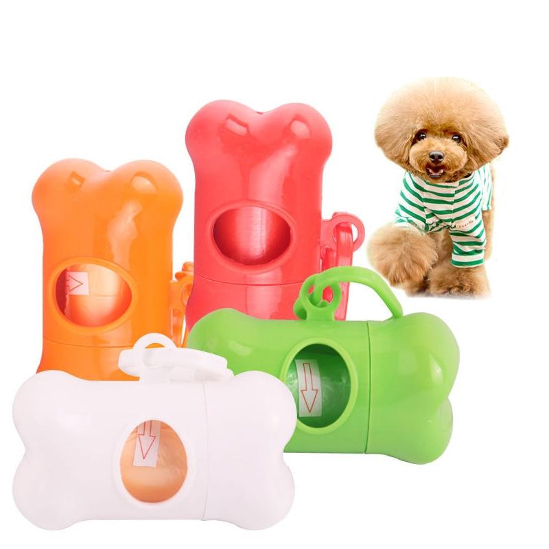 10 PCS BG-W085 Pet Bone Type Garbage Box Toilet Picker And Practical Pet Cleaning Supplies Color Random Delivery