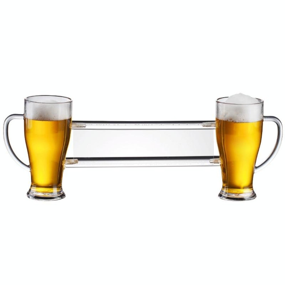 No. 15 Double Conjoined  Cup Acrylic Beer Glass KTV Bar Beer Glass