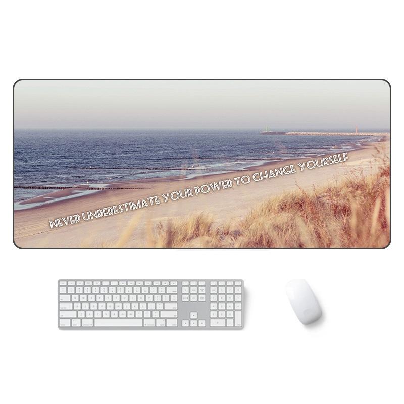 300x800x3mm AM-DM01 Rubber Protect The Wrist Anti-Slip Office Study Mouse Pad(15)