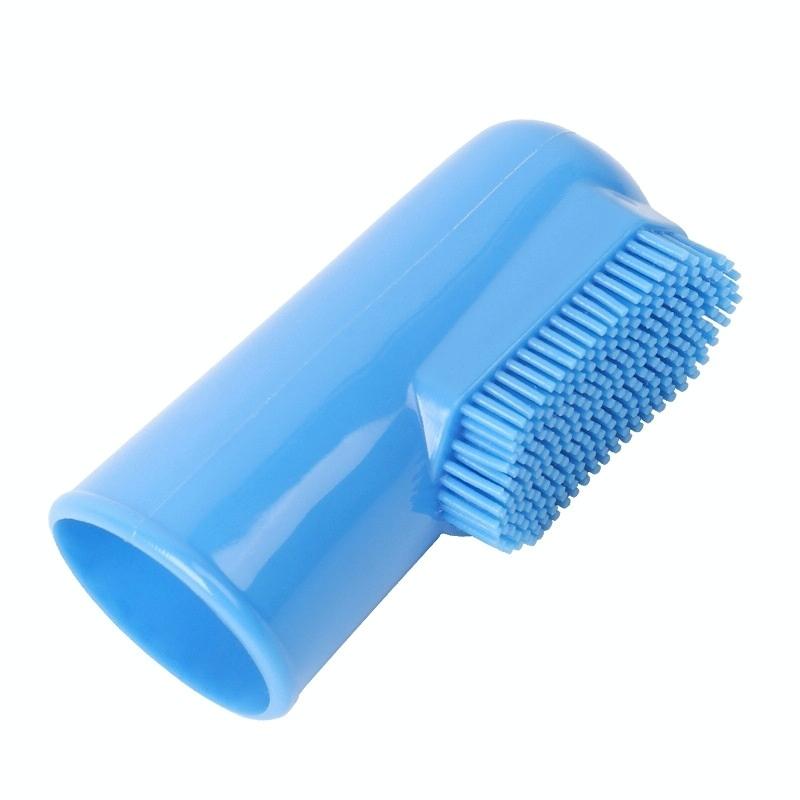 25 PCS Pet Finger Toothbrush Oral Cleaning Tool For Cats And Dogs Random Colour Delivery