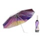3021 Automatic Rain And Sun Dual-Purpose Umbrella Sun-Proof And Anti-Rebound Folding Umbrella(Illusion Purple)