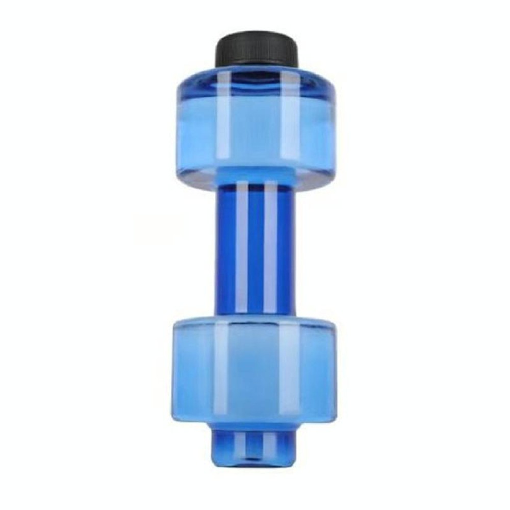 Portable Home Fitness Dumbbell Water Bottle, Capacity: 1500ml(Blue)