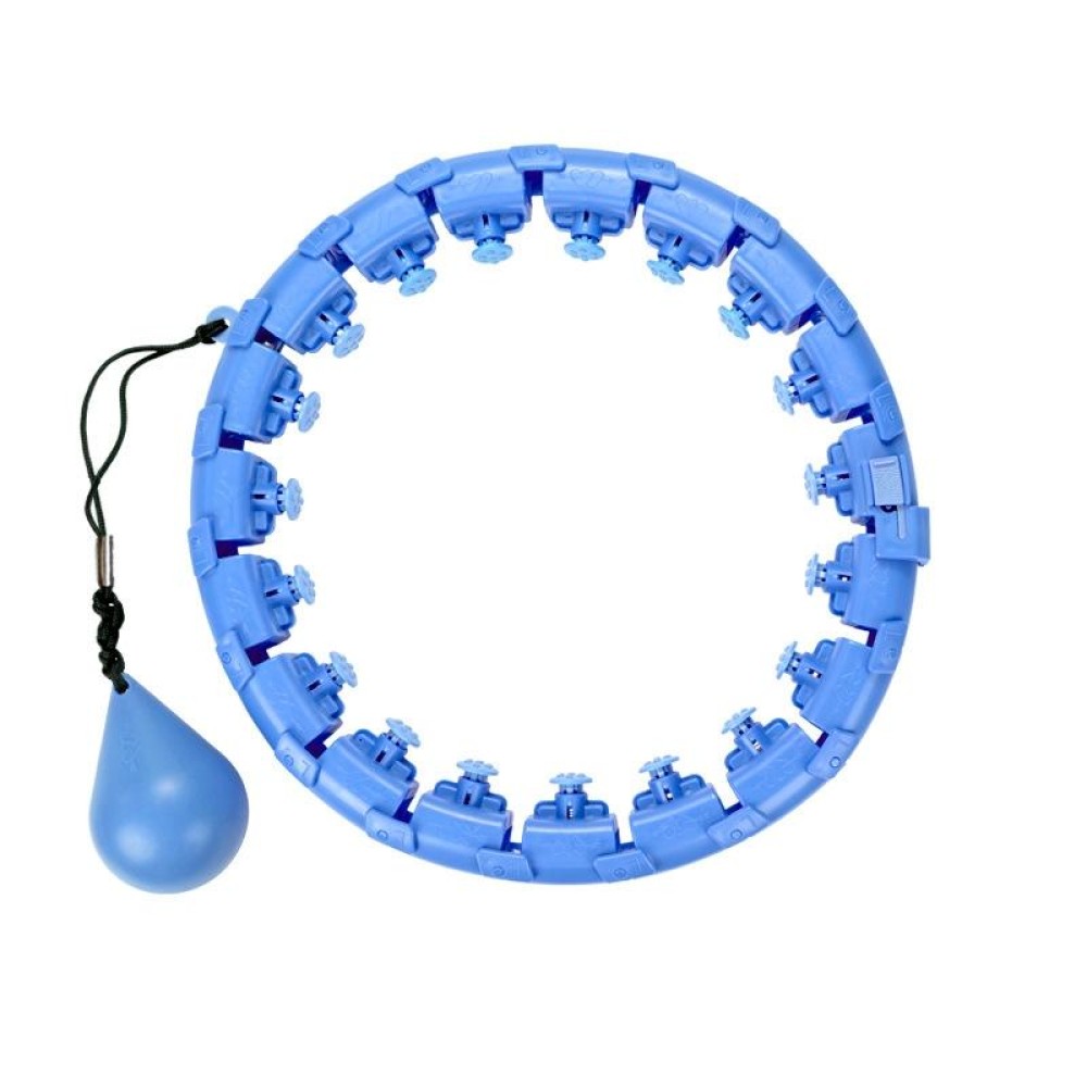 Weighted Fitness Hoop Abdomen Circle, Specification: 28 Knots (Blue)
