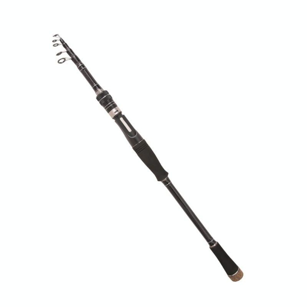 Carbon Telescopic Luya Rod Short Section Fishing Throwing Rod, Length: 2.1m(Straight Handle)