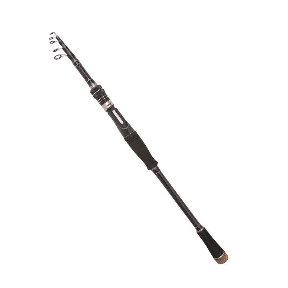 Carbon Telescopic Luya Rod Short Section Fishing Throwing Rod, Length: 3.3m(Straight Handle)