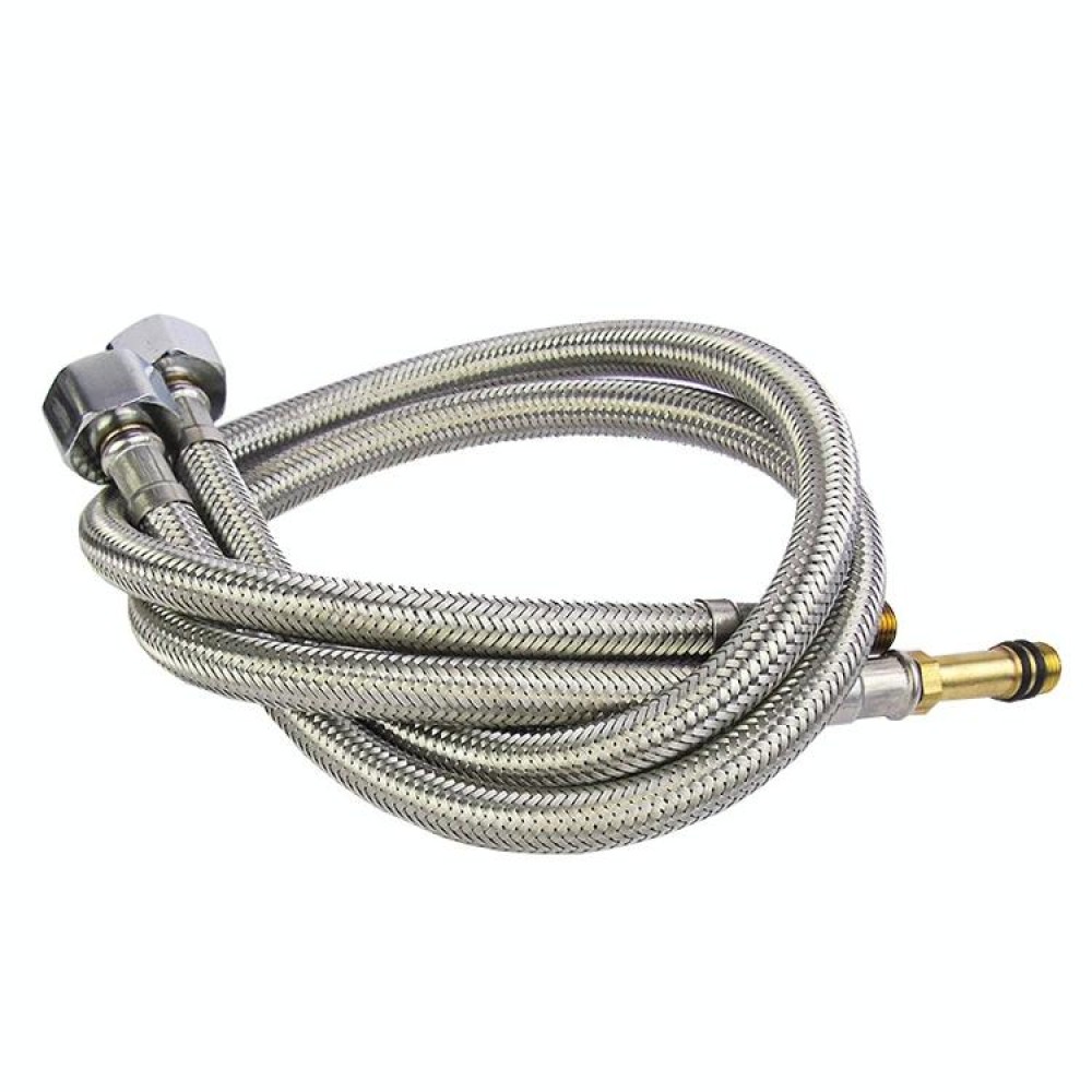 4 PCS Weave Stainless Steel Flexible Plumbing Pipes Cold Hot Mixer Faucet Water Pipe Hoses High Pressure Inlet Pipe, Specification: 100cm 3.5cm Copper Rod