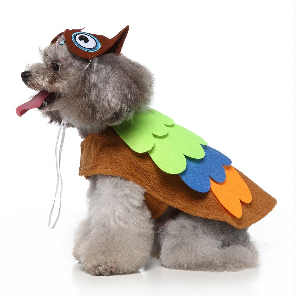 Halloween Christmas Day Pets Dress Up Clothes Pet Funny Clothes, Size: M(SDZ134 Owl)