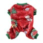 Halloween Christmas Day Pets Dress Up Clothes Pet Funny Clothes, Size: M(SDZ137 Christmas Circle)