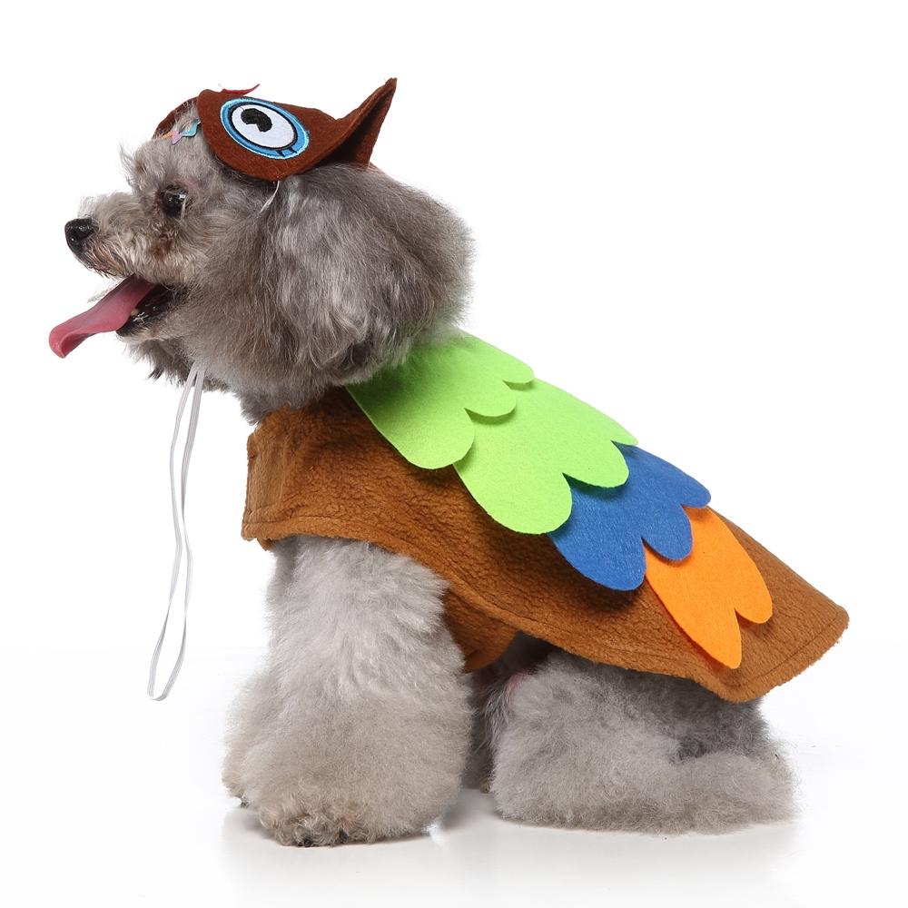 Halloween Christmas Day Pets Dress Up Clothes Pet Funny Clothes, Size: L(SDZ134 Owl)