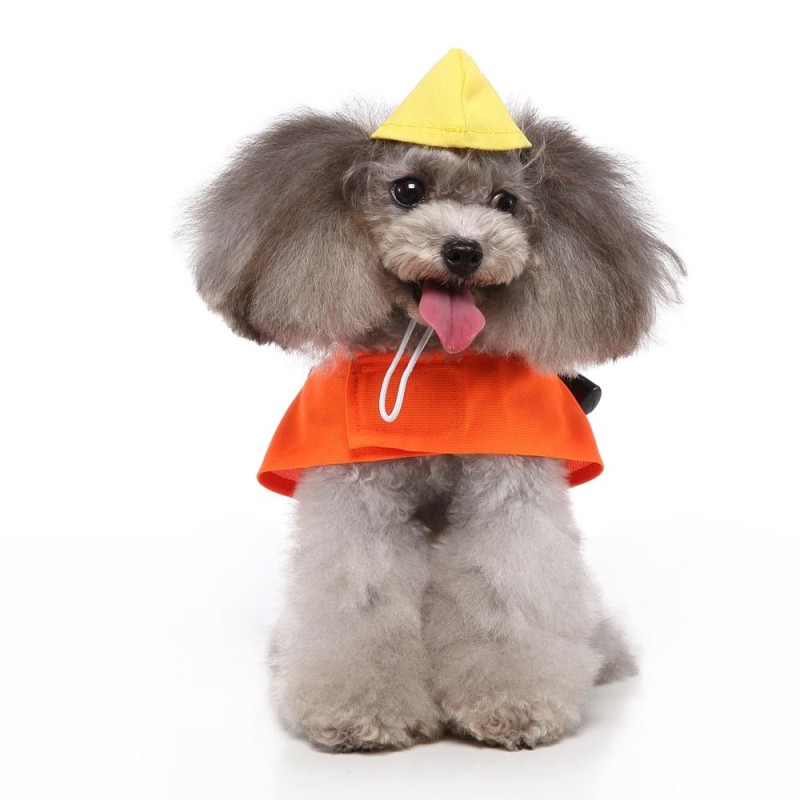 Halloween Christmas Day Pets Dress Up Clothes Pet Funny Clothes, Size: L(SDZ136 Engineering Cloth)
