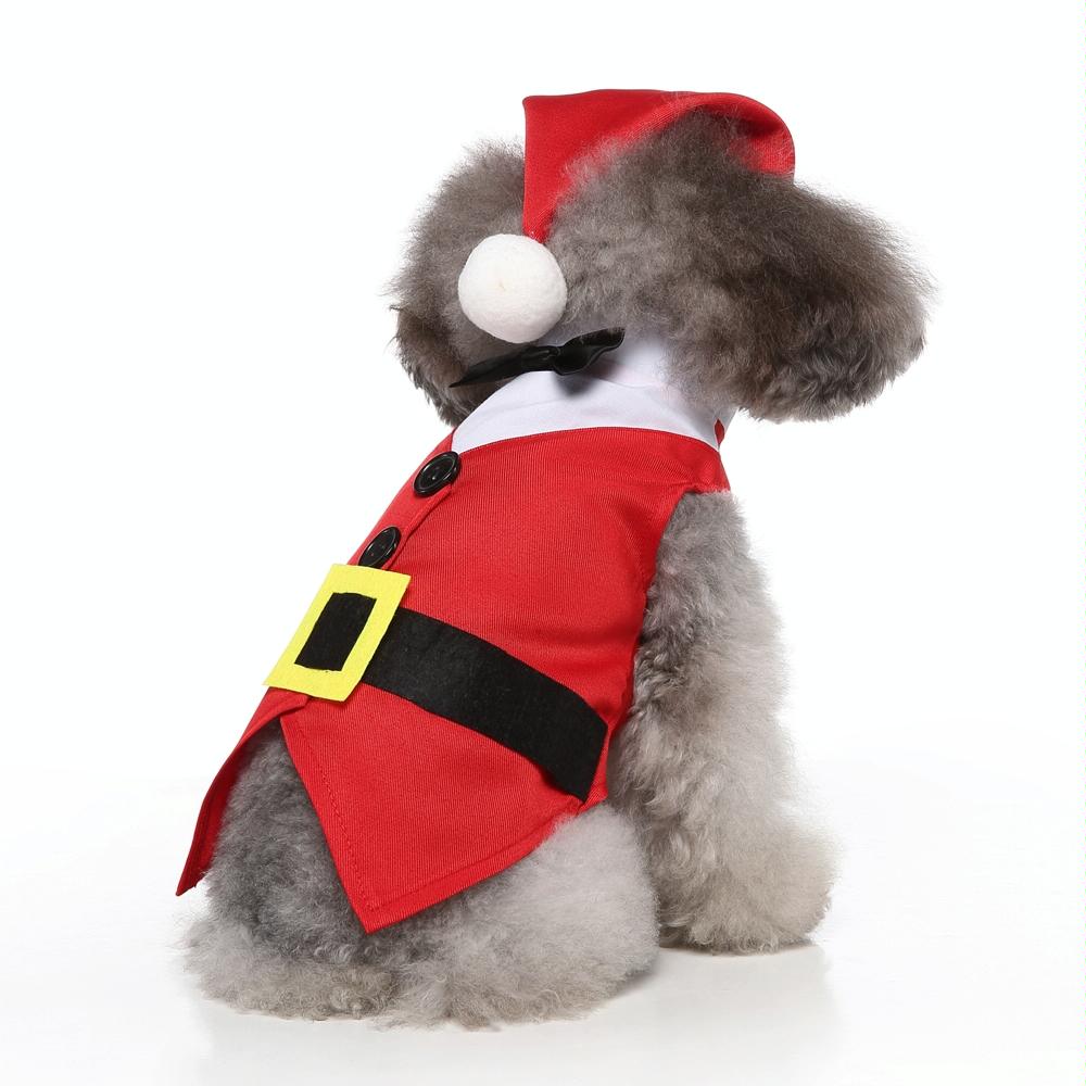 Halloween Christmas Day Pets Dress Up Clothes Pet Funny Clothes, Size: XL(SDZ130 Christmas Dress)
