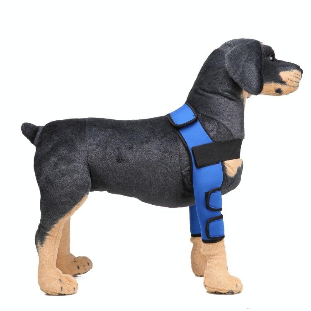 Pet Dog Leg Knee Guard Surgery Injury Protective Cover, Size: S(Classic Model (Blue))