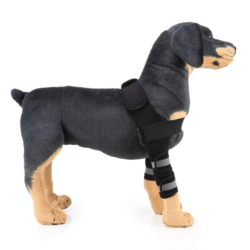 Pet Dog Leg Knee Guard Surgery Injury Protective Cover, Size: S(Anti-glory Model (Black))