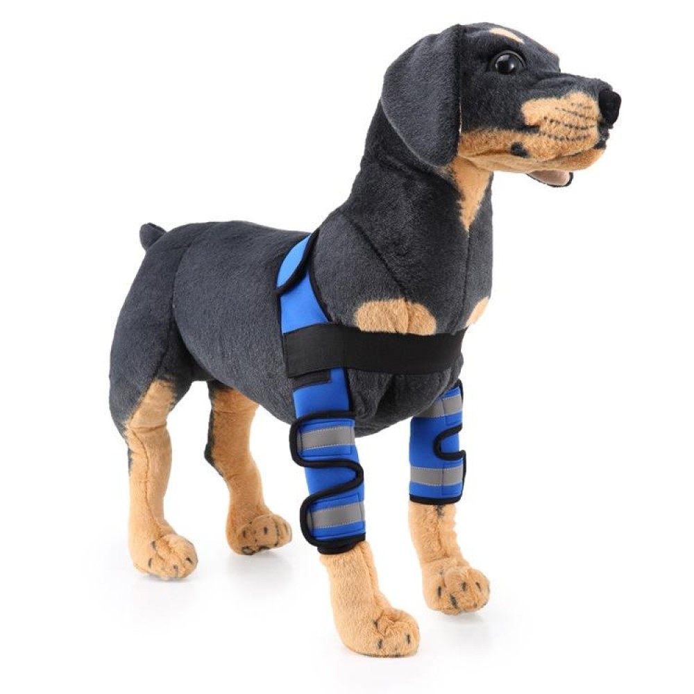 Pet Dog Leg Knee Guard Surgery Injury Protective Cover, Size: S(Anti-glory Model (Blue))