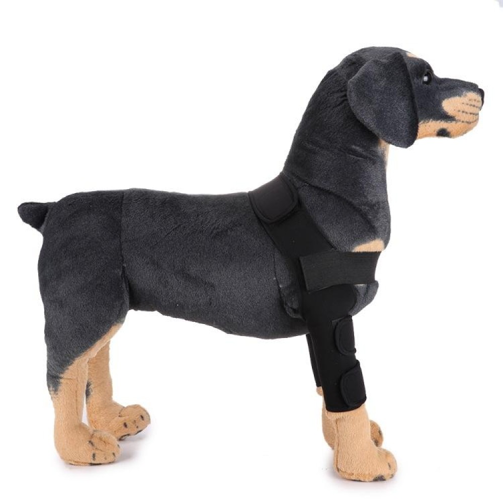 Pet Dog Leg Knee Guard Surgery Injury Protective Cover, Size: M(Classic Model (Black))