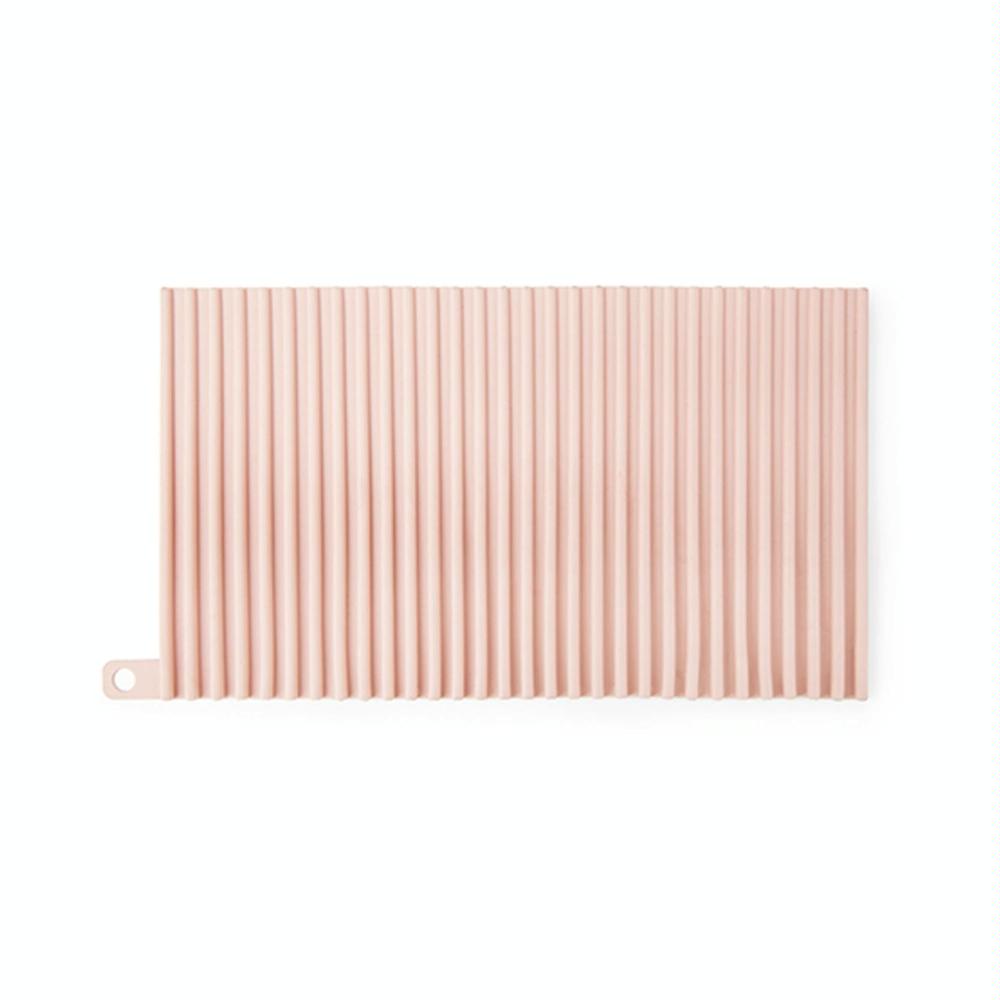 TM19003 Multifunctional Heat Insulation Table Pad Kitchen Drain Mat(Pink)