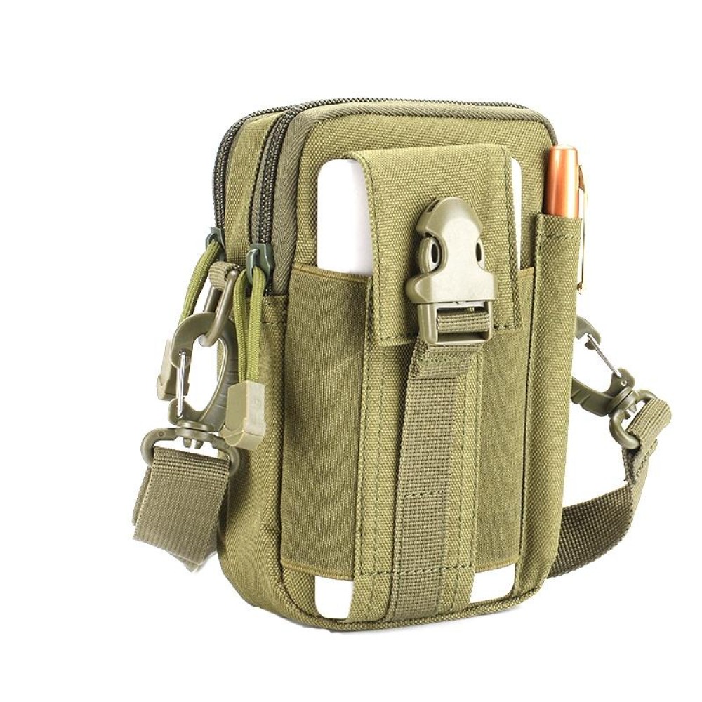 LT-02 Casual Multifunctional Messenger Belt Bag with Shoulder Strap(Army Green)