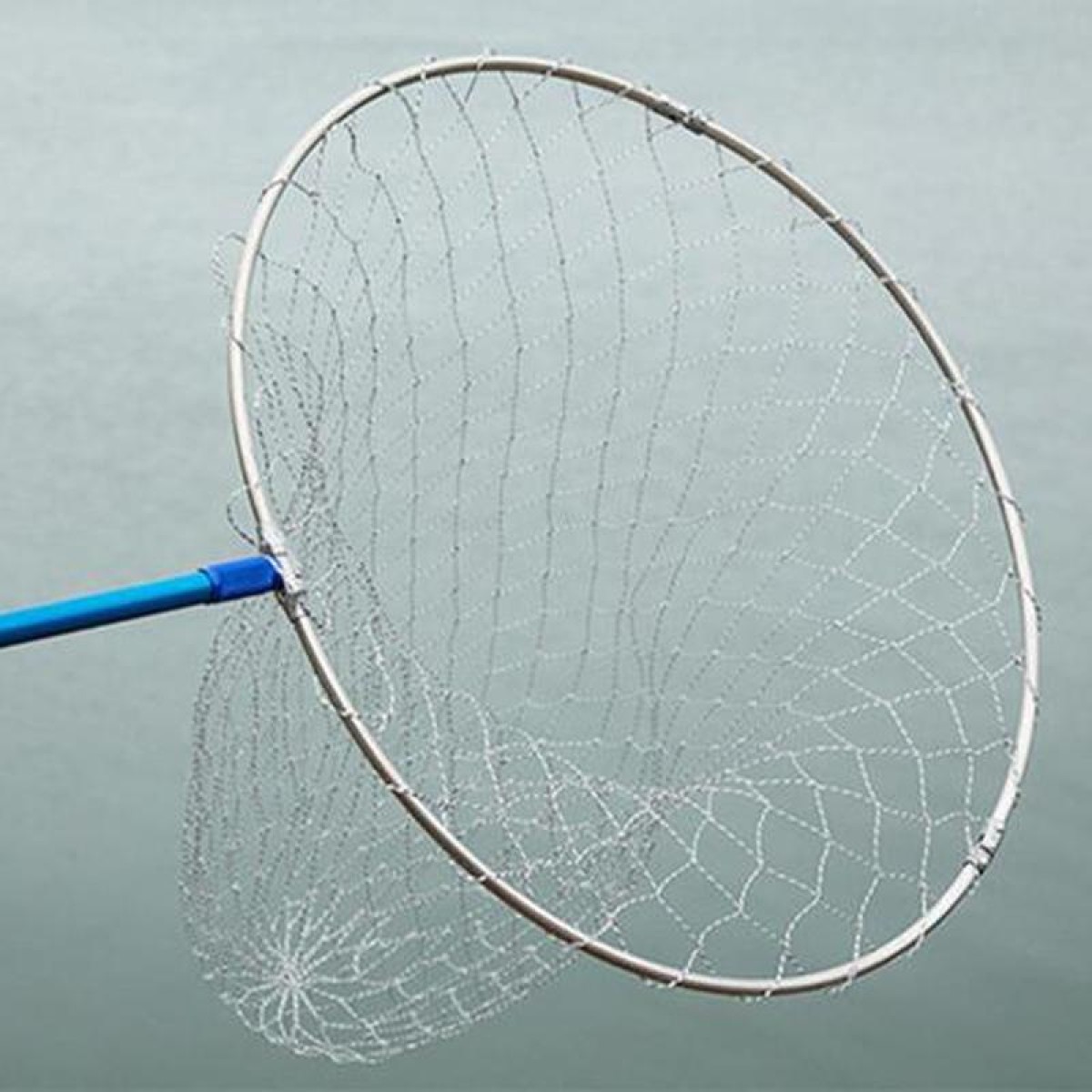 Foldable Stainless Steel Dip Net Head Fishing Net, Specification: Solid 50cm Big Mesh