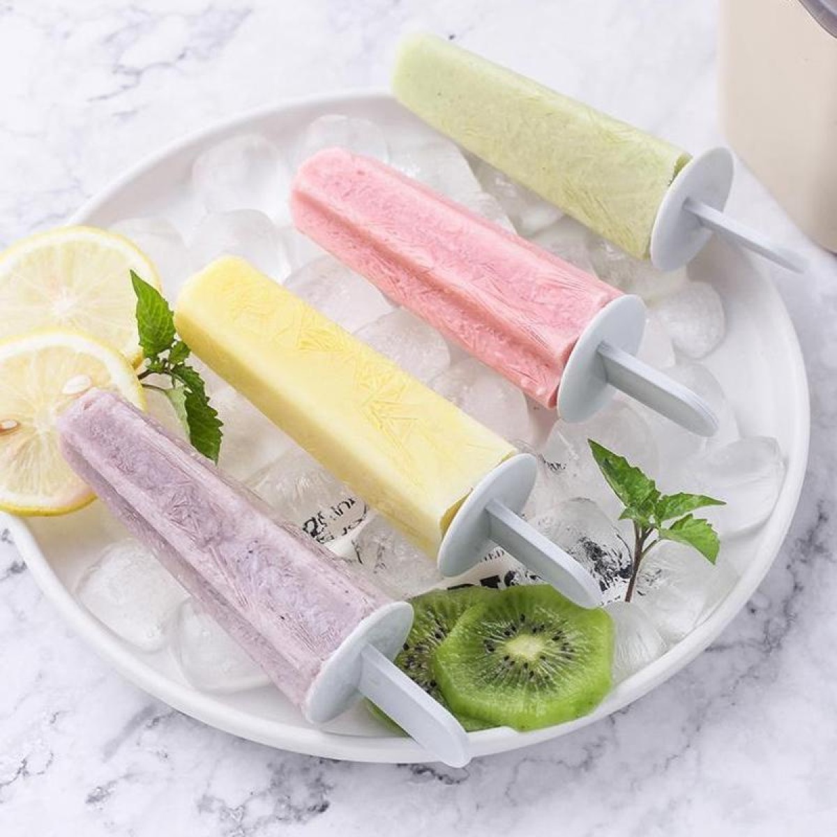 Summer DIY Creative Popsicle Ice Cream Mould Ice Box(Green)