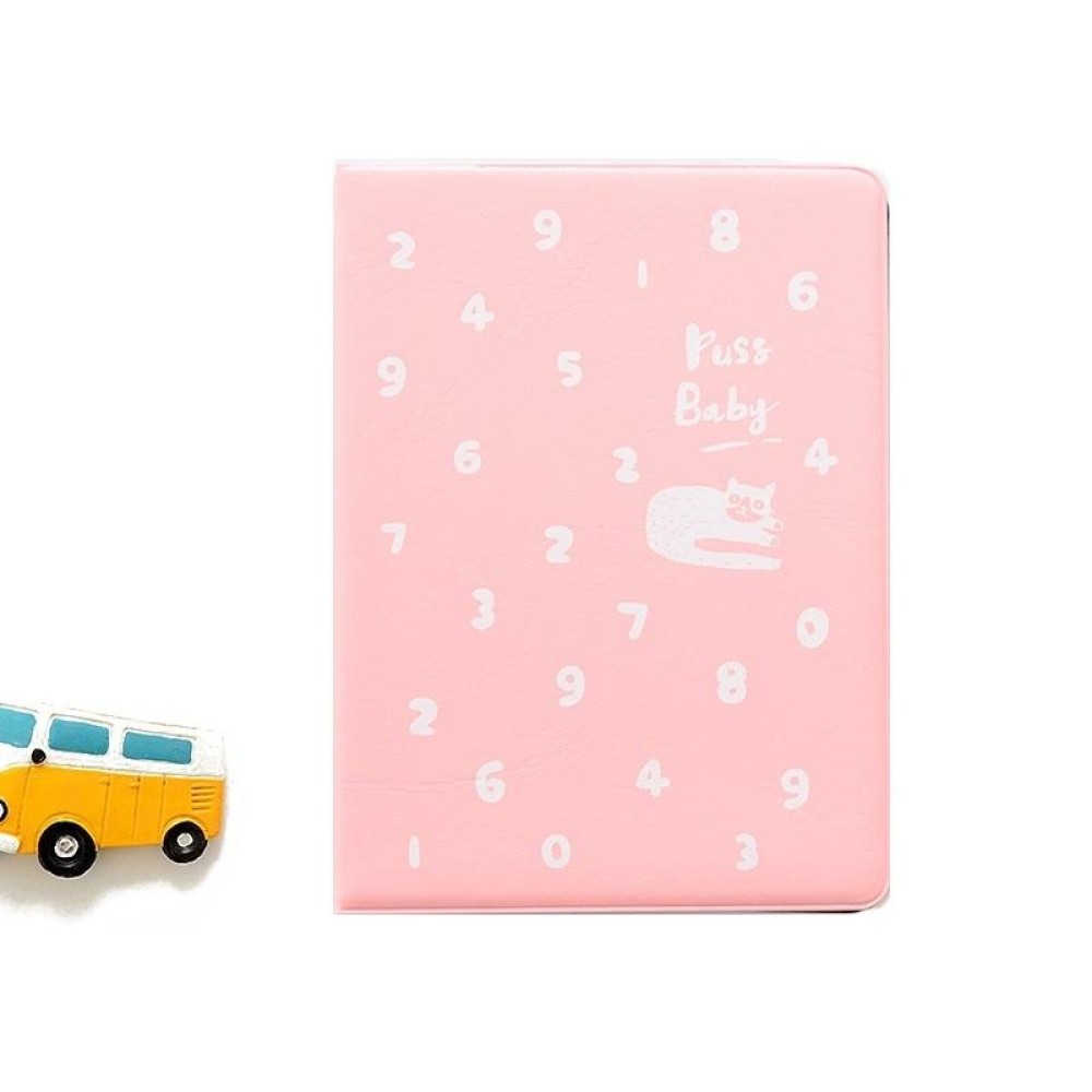 PU Face Cartoon Photo Album, Specification: 4 inch(Red)