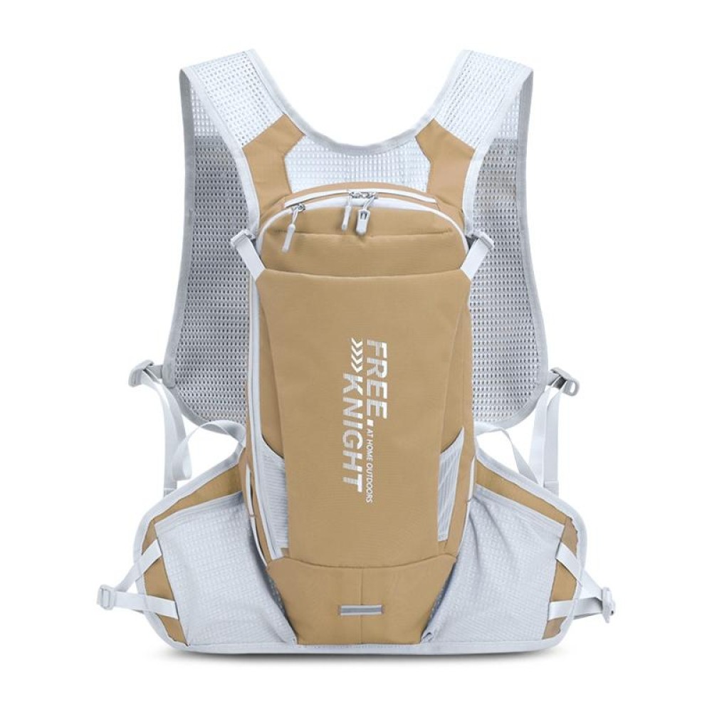 FREE KNIGHT FK0218 12L Cycling Water Bag Vest Hiking Water Supply Equipment Backpack(Camel)