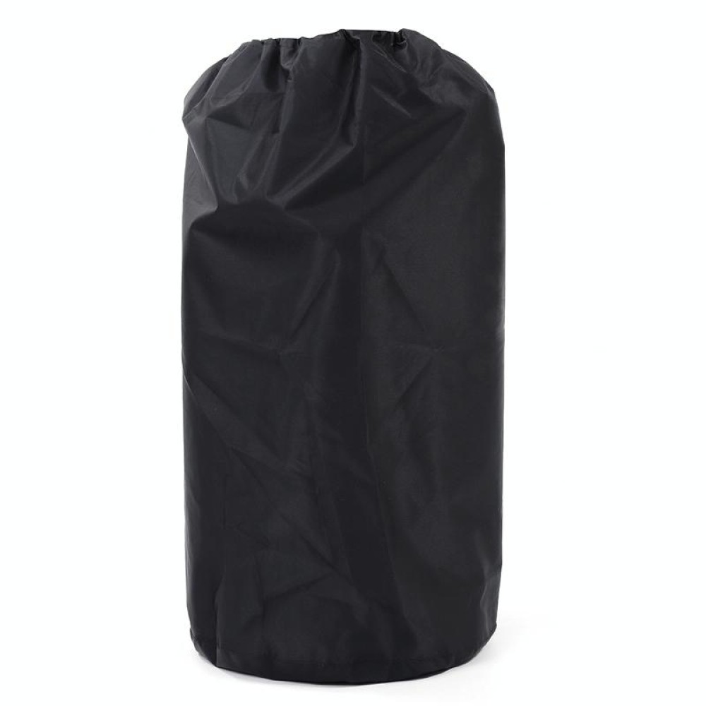 210D Oxford Cloth Gas Tank Cover Outdoor Waterproof Dust-Proof And UV-Proof Propane Tank Cover, Size: 31x59cm(Black)