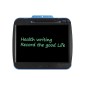 9 Inch Charging LCD Copy Writing Panel Transparent Electronic Writing Board, Specification: Monochrome Lines (Black)
