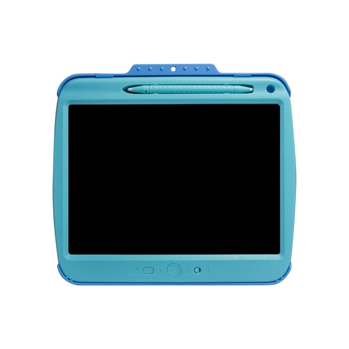 9 Inch Charging LCD Copy Writing Panel Transparent Electronic Writing Board, Specification: Monochrome Lines (Blue)