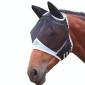 Elastic Breathable Horse Mask Anti-Mosquito And Insect-Proof Cover, Specification: S: 71x112x35cm(Black)