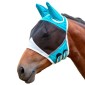 Elastic Breathable Horse Mask Anti-Mosquito And Insect-Proof Cover, Specification: S: 71x112x35cm(Blue)