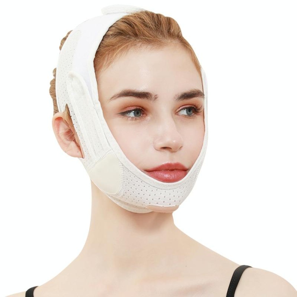 V Face Sleep Bandage Facial Firming Lifting Mask(072 White)