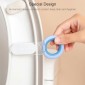 3 PCS F168801  Household Toilet Viscose Toilet Lid Lifter Remover Handle(White Grey)