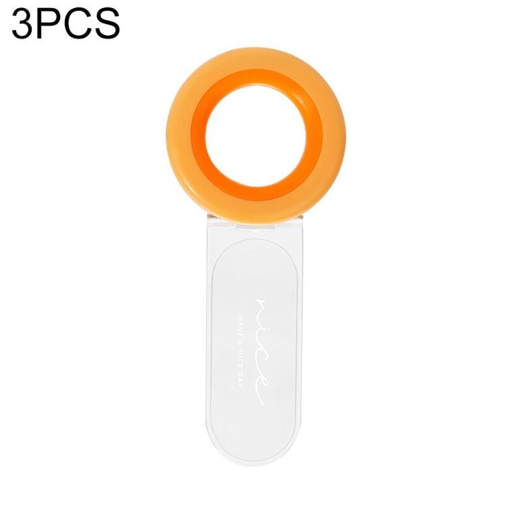 3 PCS F168801  Household Toilet Viscose Toilet Lid Lifter Remover Handle(Warm Orange)