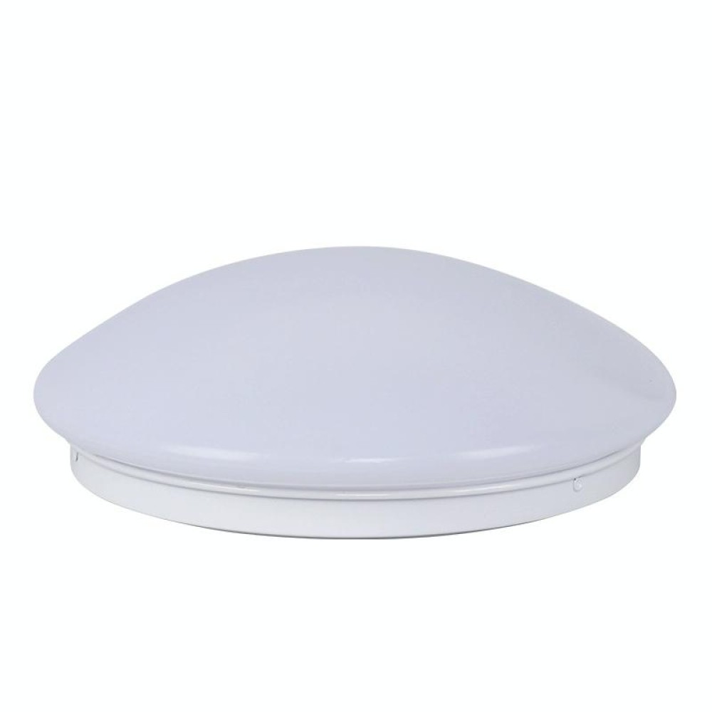 LED Sound Light Control Ceiling Lamp Round Corridor Intelligent Sensor Lamp, Power source: 12W 270mm(White)
