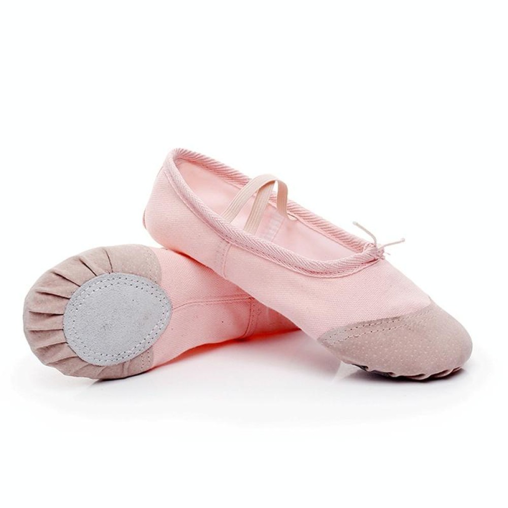 Flats Soft Ballet Shoes Latin Yoga Dance Sport Shoes for Children & Adult(Flesh Color)