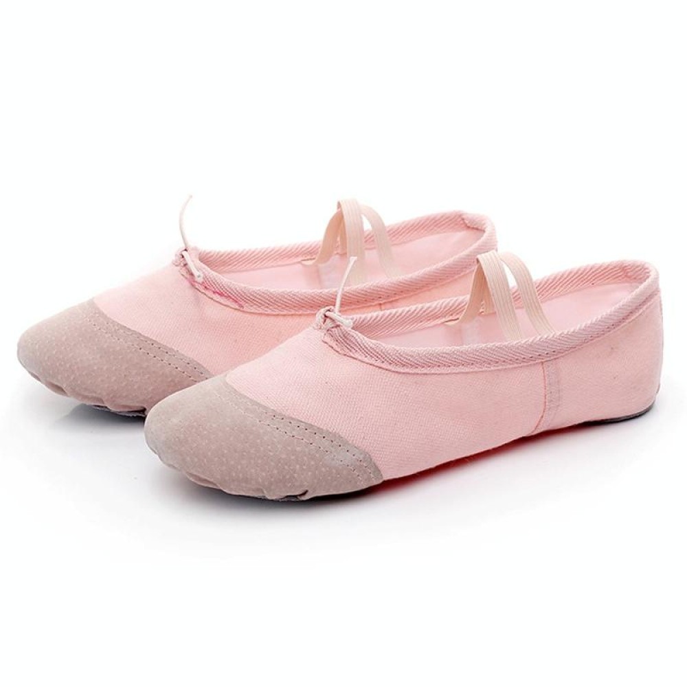 Flats Soft Ballet Shoes Latin Yoga Dance Sport Shoes for Children & Adult(Flesh Color)