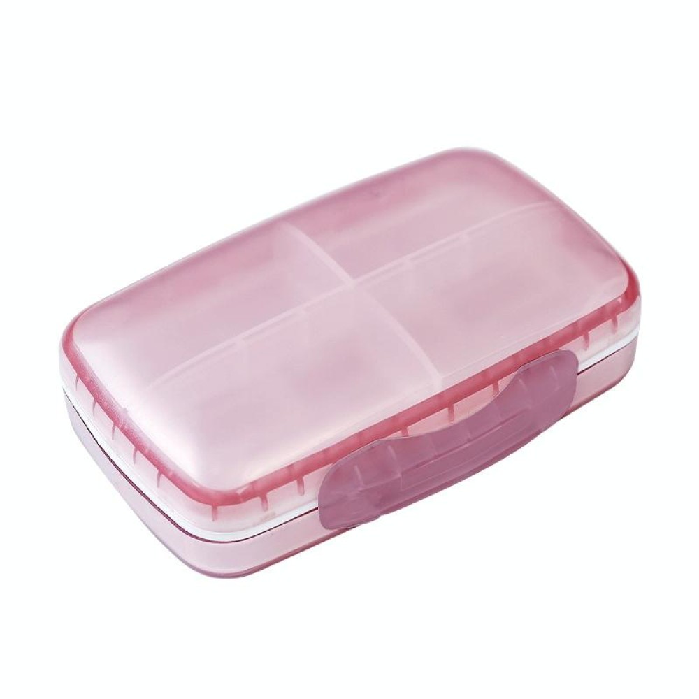 FY-8833 Detachable Medicine Storage Box Large Capacity Eight-compartment Plastic Pill Box(Red)