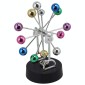H010 Colorful Ball Ferris Wheel Perpetual Motion Device Eternal Celestial Model Wobbler Home Decoration Magnetic Ornaments, Style: Battery