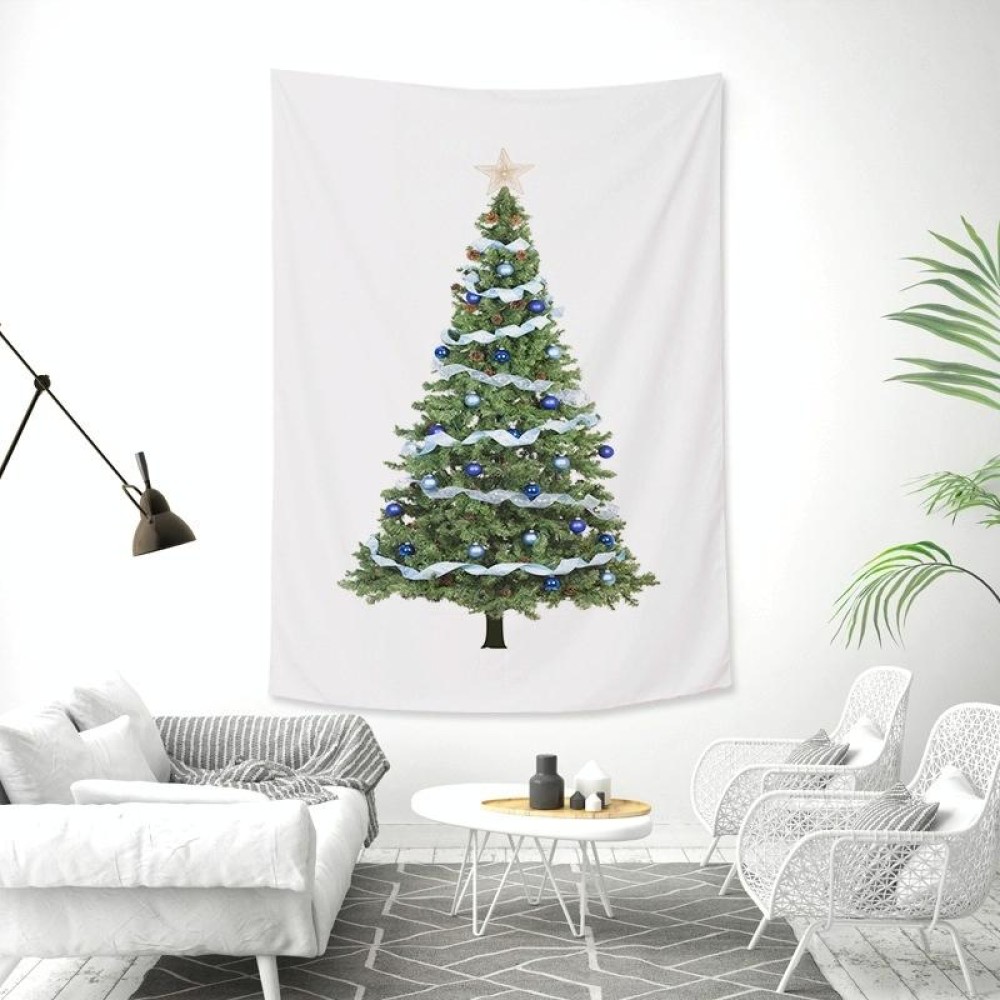 Rectangular Christmas Tree Peach Skin Tapestry Mural Christmas Decoration Tapestry, Size: 100x150cm(4)