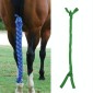 Horse Protective Supplies Ponytail Anti-Mosquito Fossil Warming Horse Tail Package(Green)