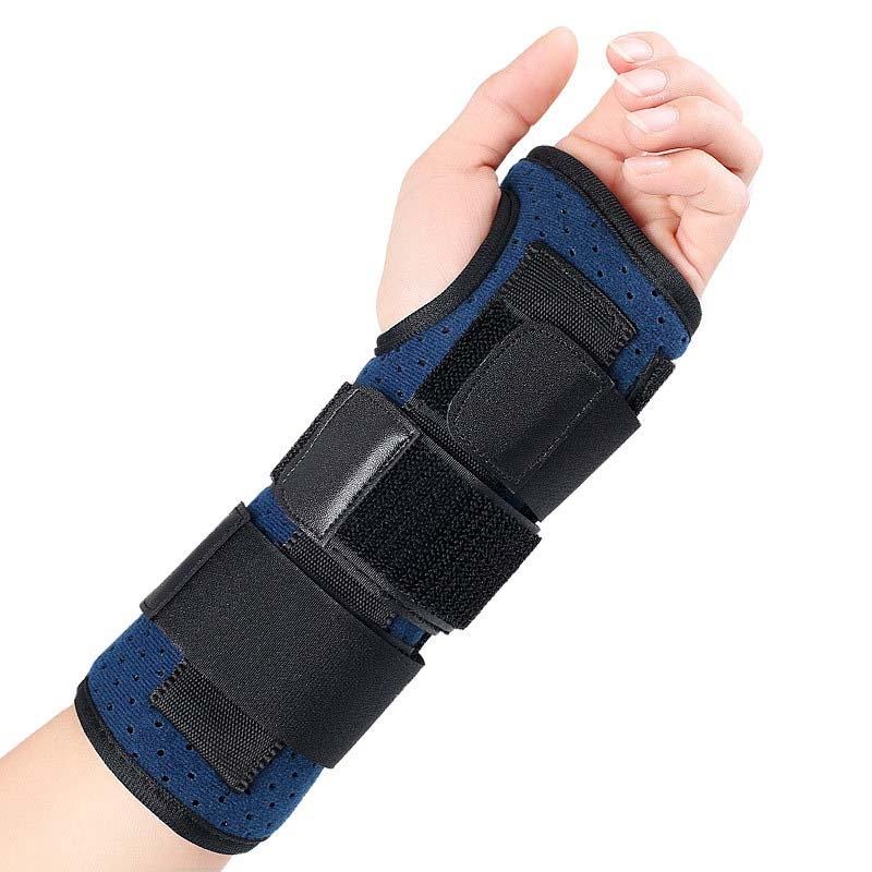 016 Wrist Joint Fixation Belt Sports Joint Dislocation Sprained Bone Fracture Rehabilitation Fixed Splint Guard, Specification: Left Hand(Blue)