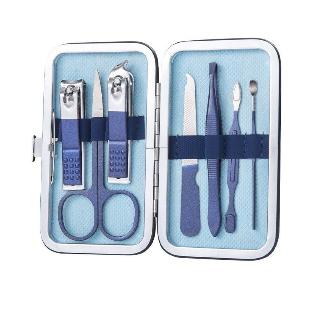 2 Sets 7 In 1 Stainless Steel Nail Clipper Set Nail Art Set Manicure Tools