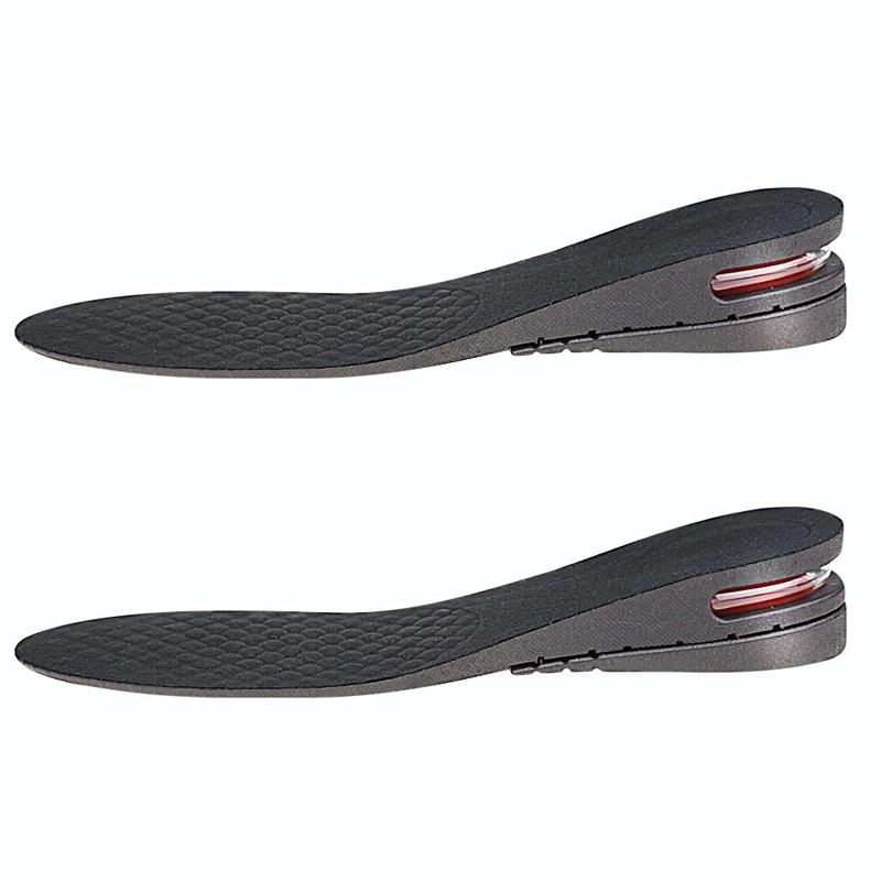 032 Adjust Inner Height Insole Free Size Cutable Insole, Colour: Black 2 Layers (about 4cm)