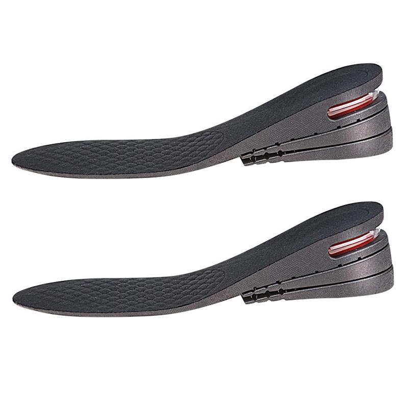 032 Adjust Inner Height Insole Free Size Cutable Insole, Colour: Black 3 Layers (about 5.5cm)