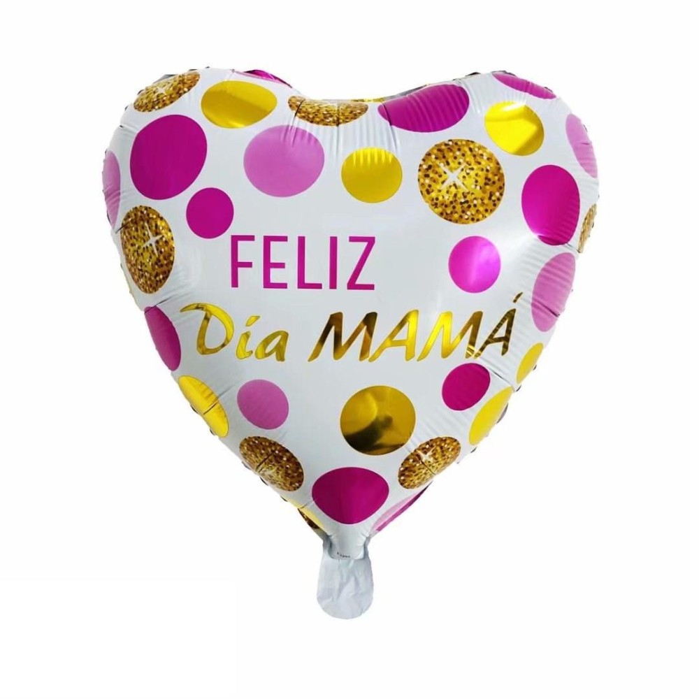 10 PCS 18 Inch  Spanish Mother Day Balloon Cartoon Shaped Aluminum Film Balloon Children Party Decoration Balloon(H)